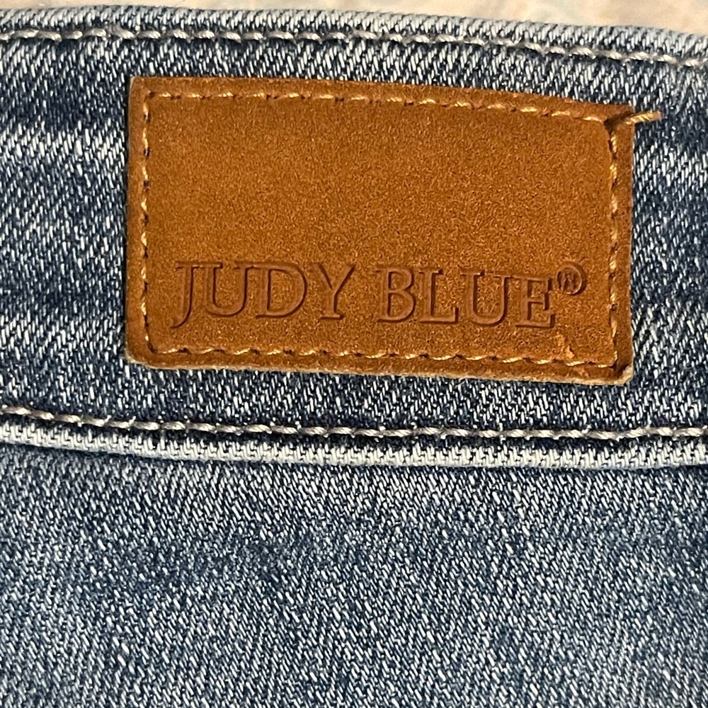 Judy Blue Distressed Blue Women's Skinny Jeans Size 9 - Picture 8 of 10